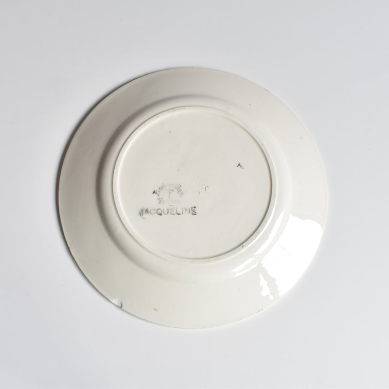 アンティークデザートプレート バドンヴィレー Jacqueline F