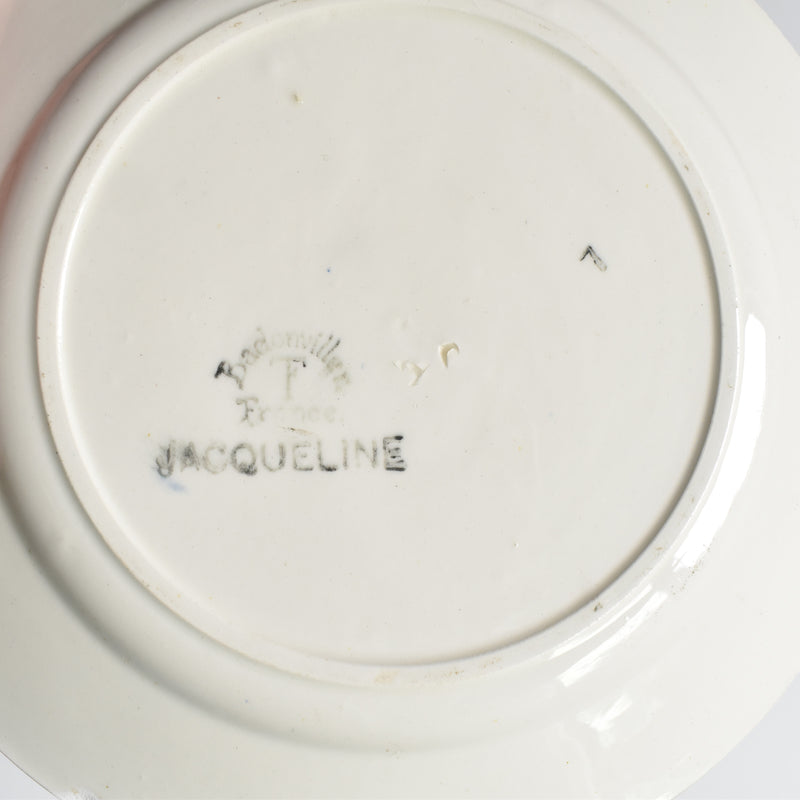 アンティークデザートプレート バドンヴィレー Jacqueline F