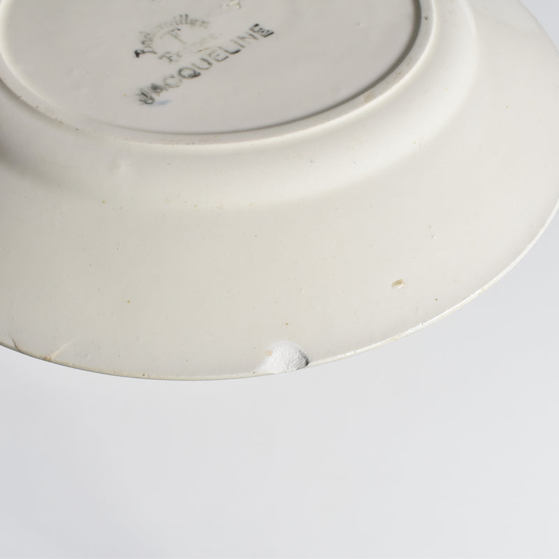 アンティークデザートプレート バドンヴィレー Jacqueline F