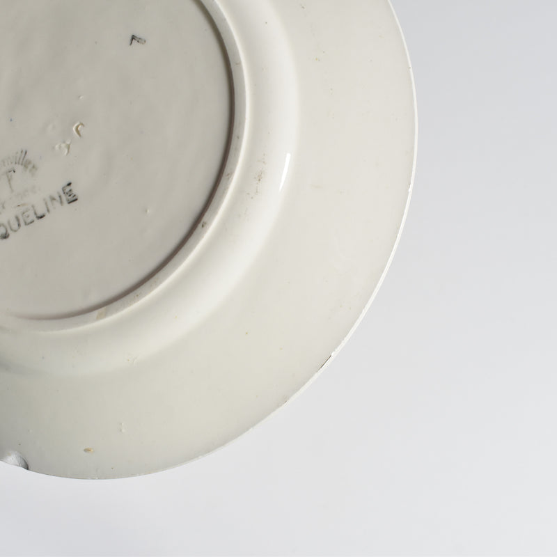 アンティークデザートプレート バドンヴィレー Jacqueline F