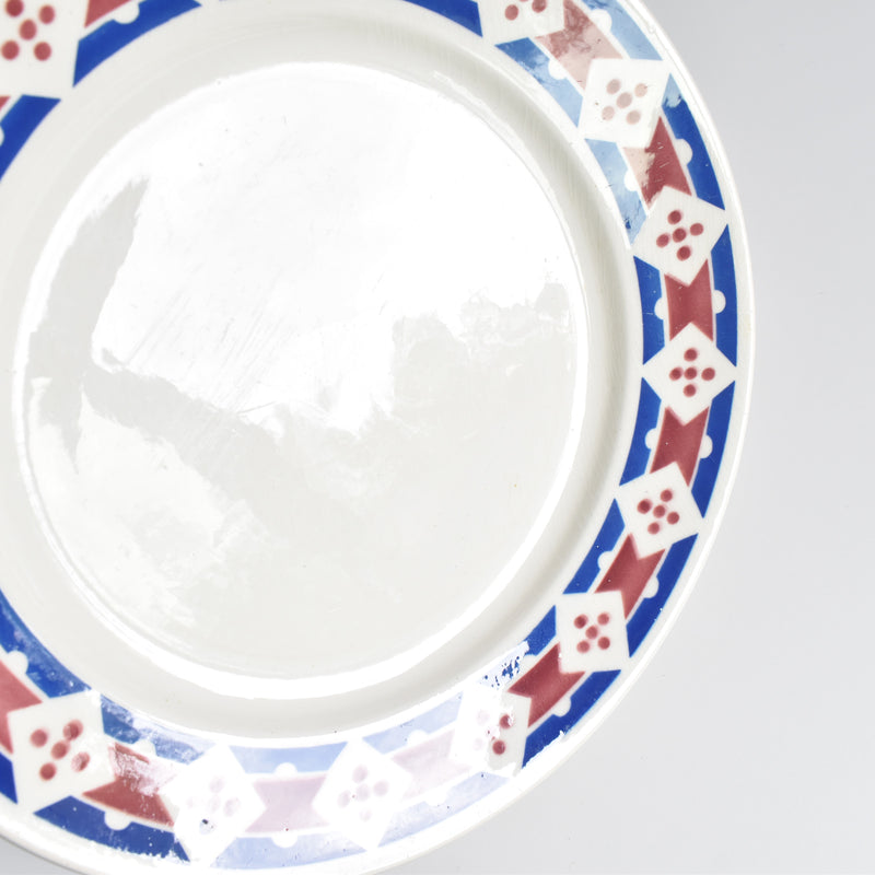 Antique Plate Badonviller Jacqueline E