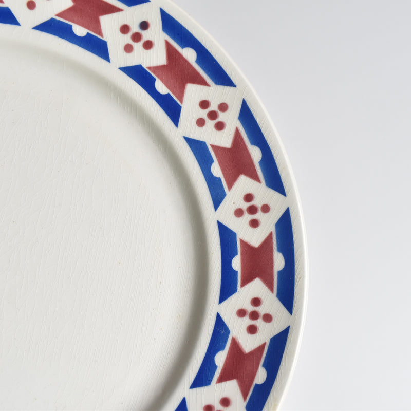 Antique Plate Badonviller Jacqueline E