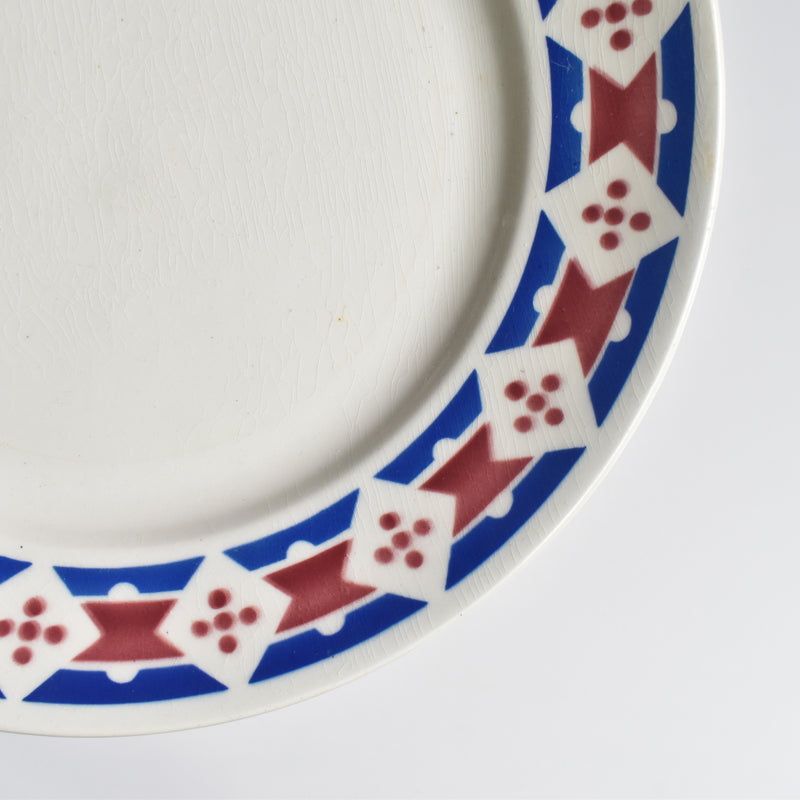 Antique Plate Badonviller Jacqueline E