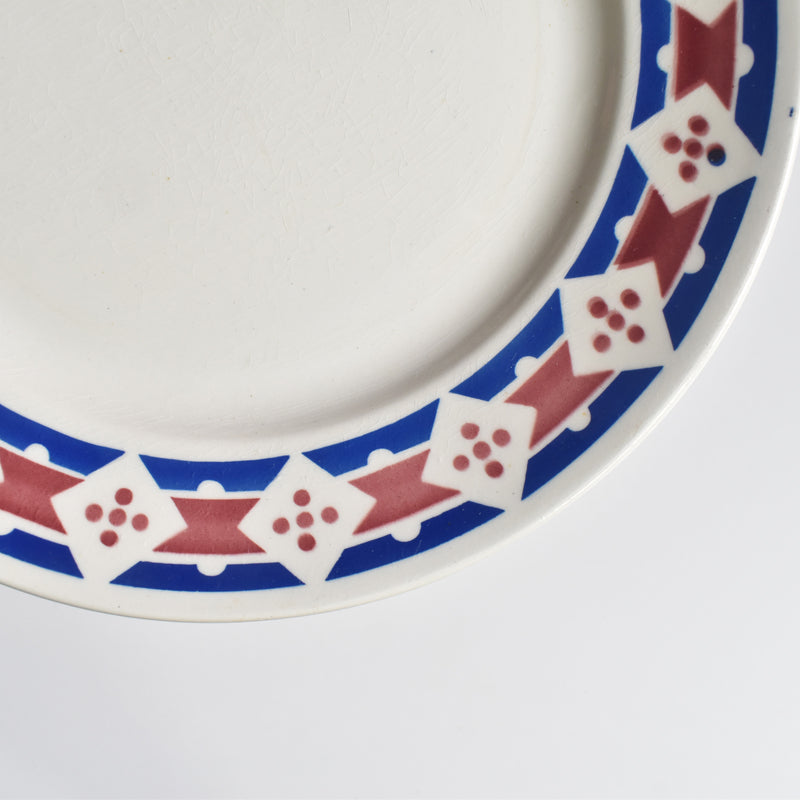 Antique Plate Badonviller Jacqueline E