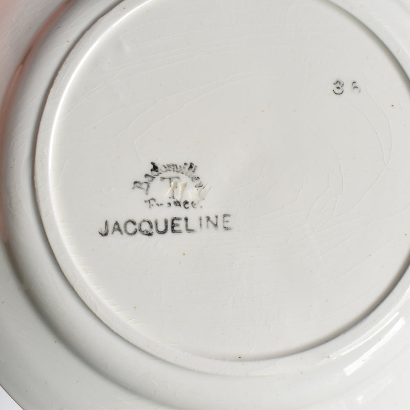 Antique Plate Badonviller Jacqueline E