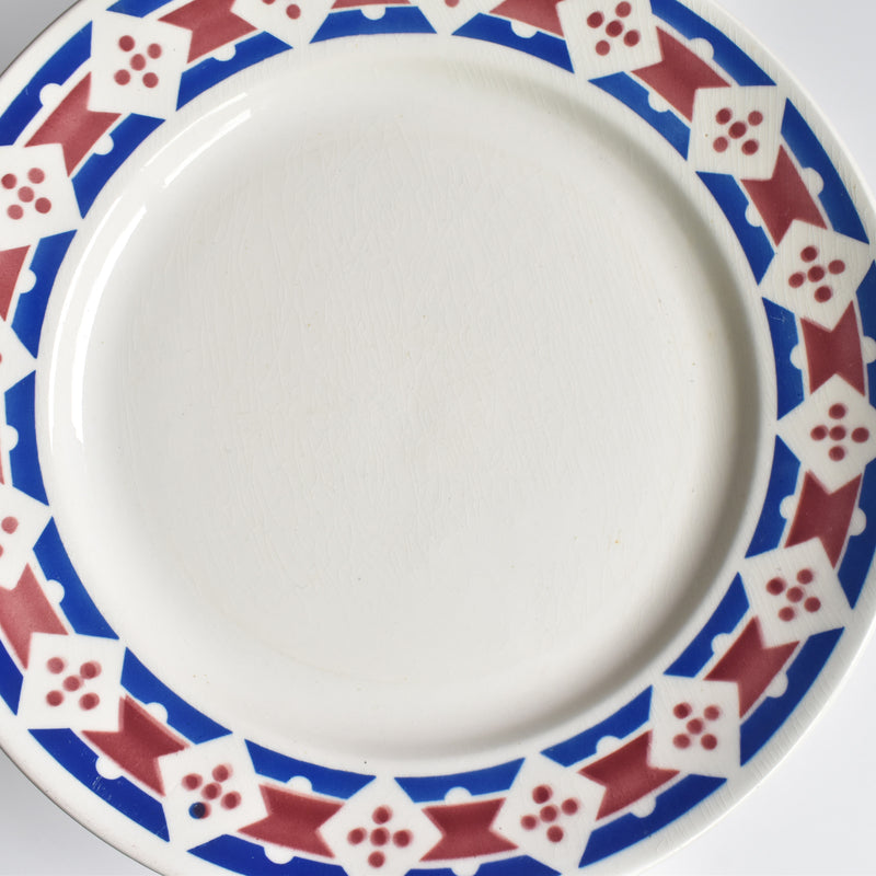 Antique Plate Badonviller Jacqueline E