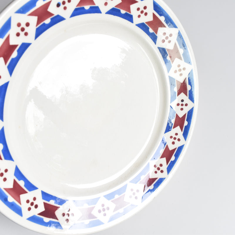 Antique Plate Badonviller Jacqueline F