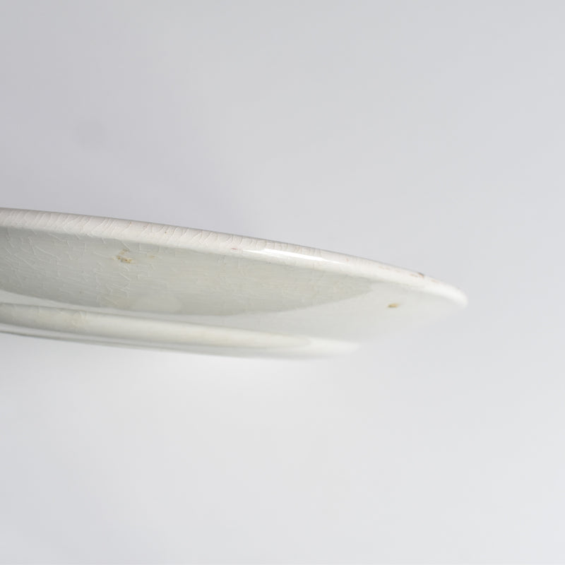 Antique Plate Badonviller Jacqueline F