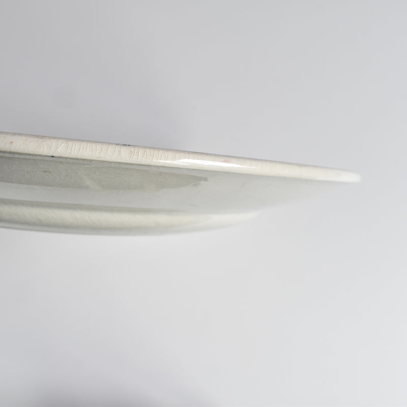 Antique Serving Plate Badonviller Jacqueline