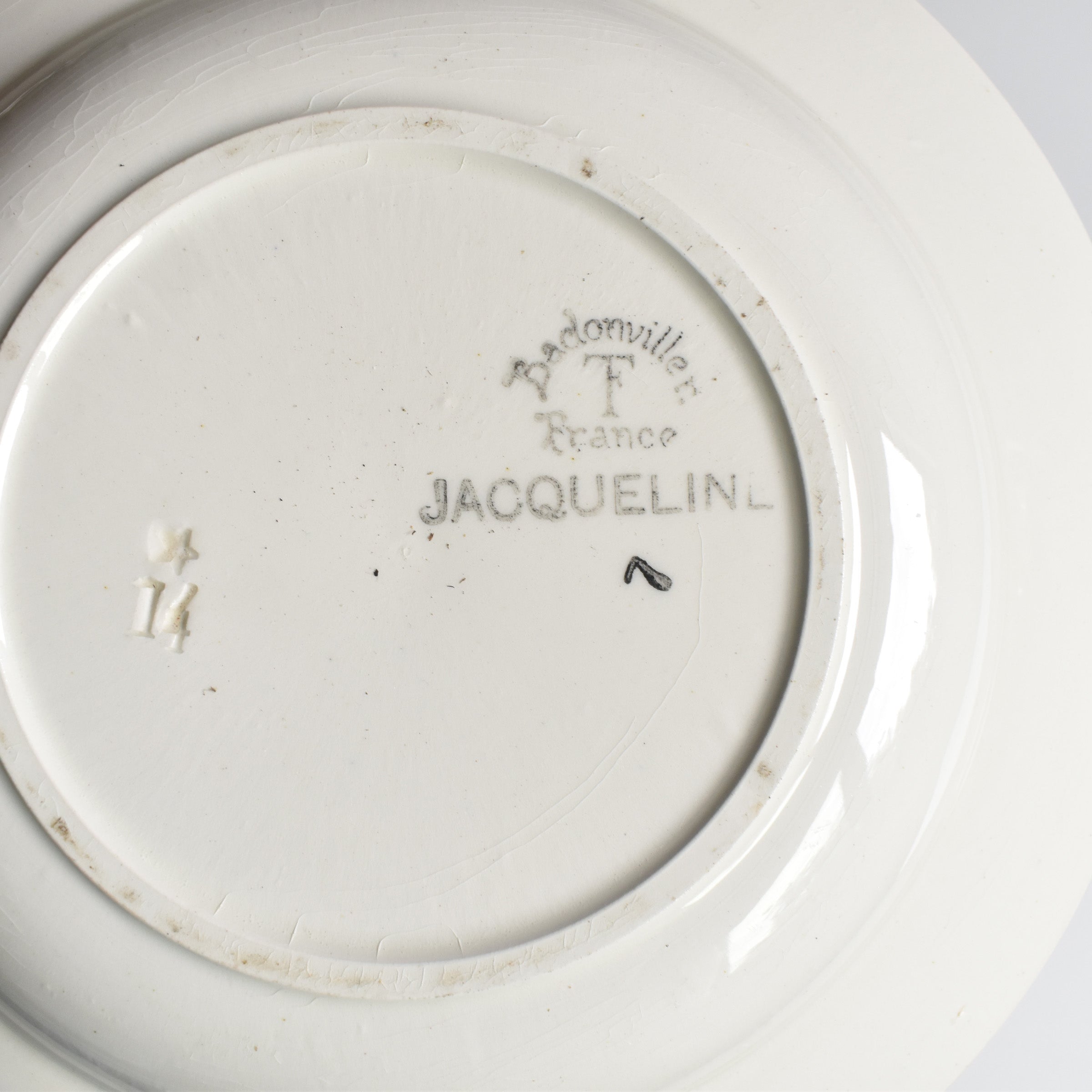 アンティーク深皿 バドンヴィレー Jacqueline B — Loane Interior