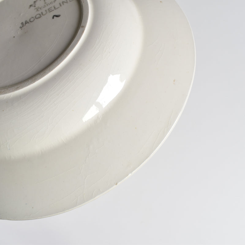 アンティーク深皿 バドンヴィレー Jacqueline B