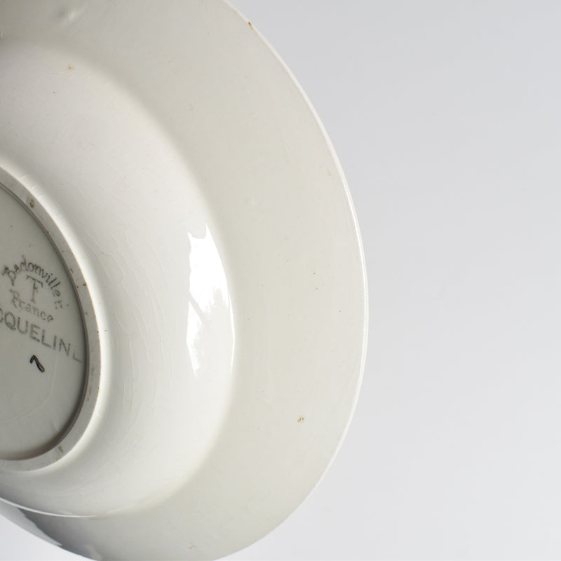 アンティーク深皿 バドンヴィレー Jacqueline B