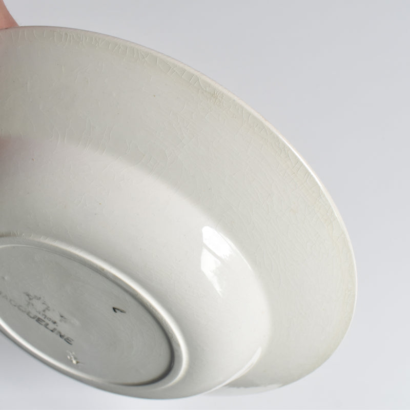 アンティーク深皿 バドンヴィレー Jacqueline C