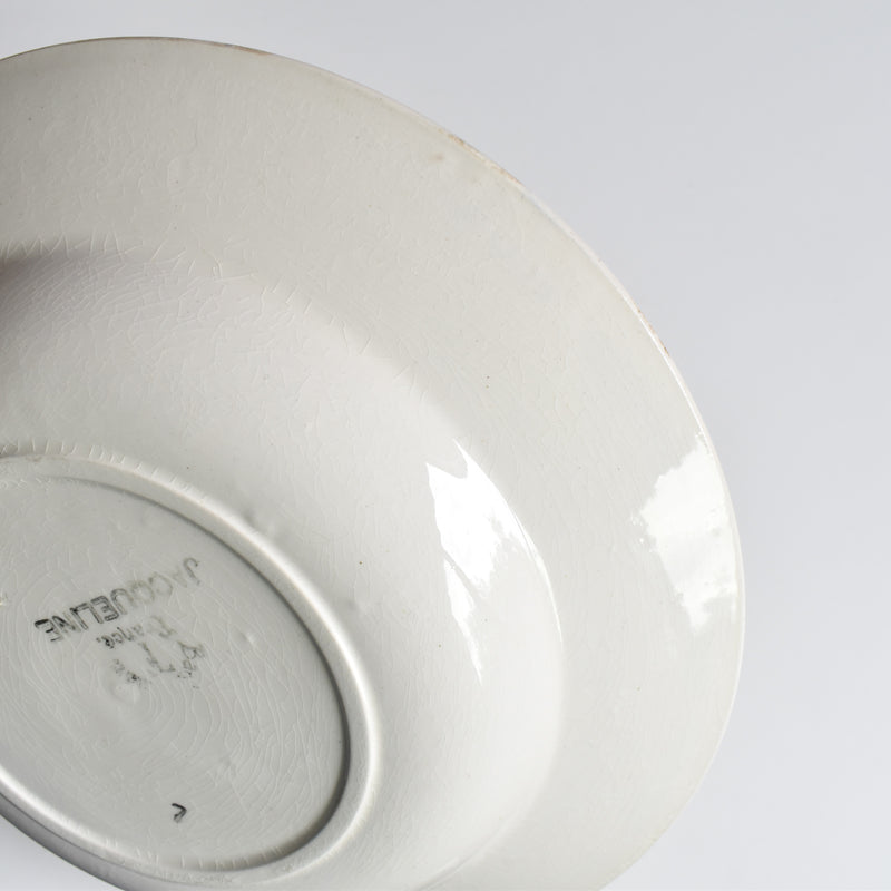 アンティーク深皿 バドンヴィレー Jacqueline C