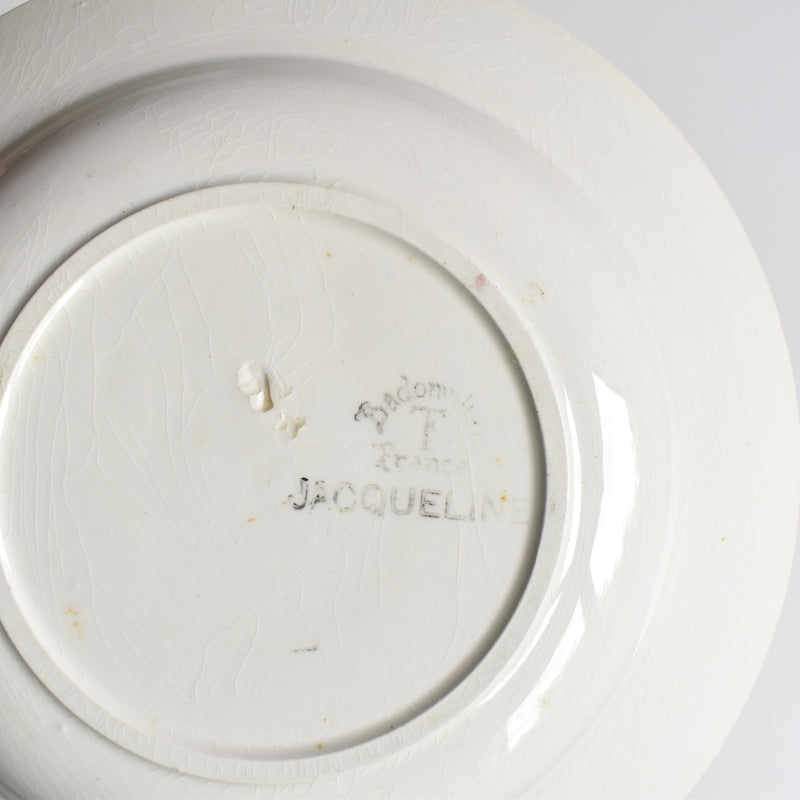 アンティーク深皿 バドンヴィレー Jacqueline F