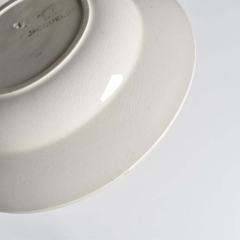 アンティーク深皿 バドンヴィレー Jacqueline F