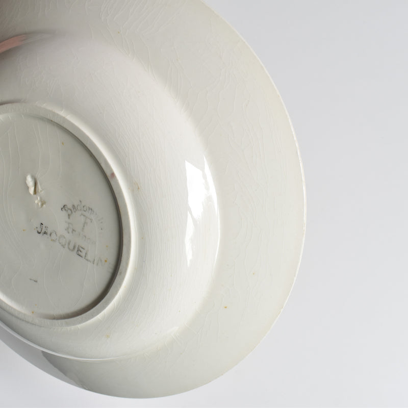 アンティーク深皿 バドンヴィレー Jacqueline F