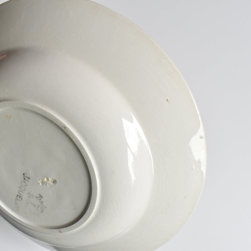 アンティーク深皿 バドンヴィレー Jacqueline F