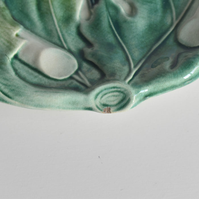 デザインが素晴らしい バルボティーヌ アーティチョークとアスパラガス *状態良 アンティークバルボティーヌプレート皿 アスパラガス