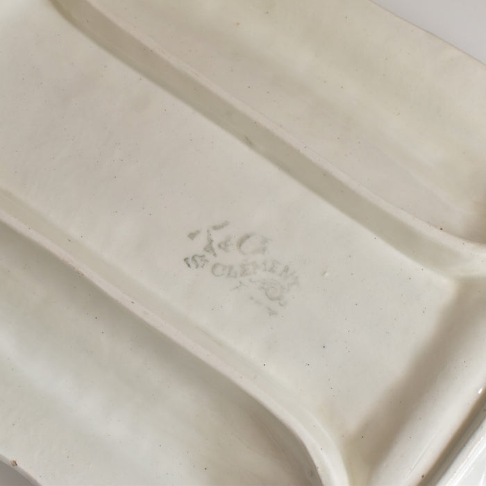 アンティークバルボティーヌ アスパラガスサービスプレート サンクレマン