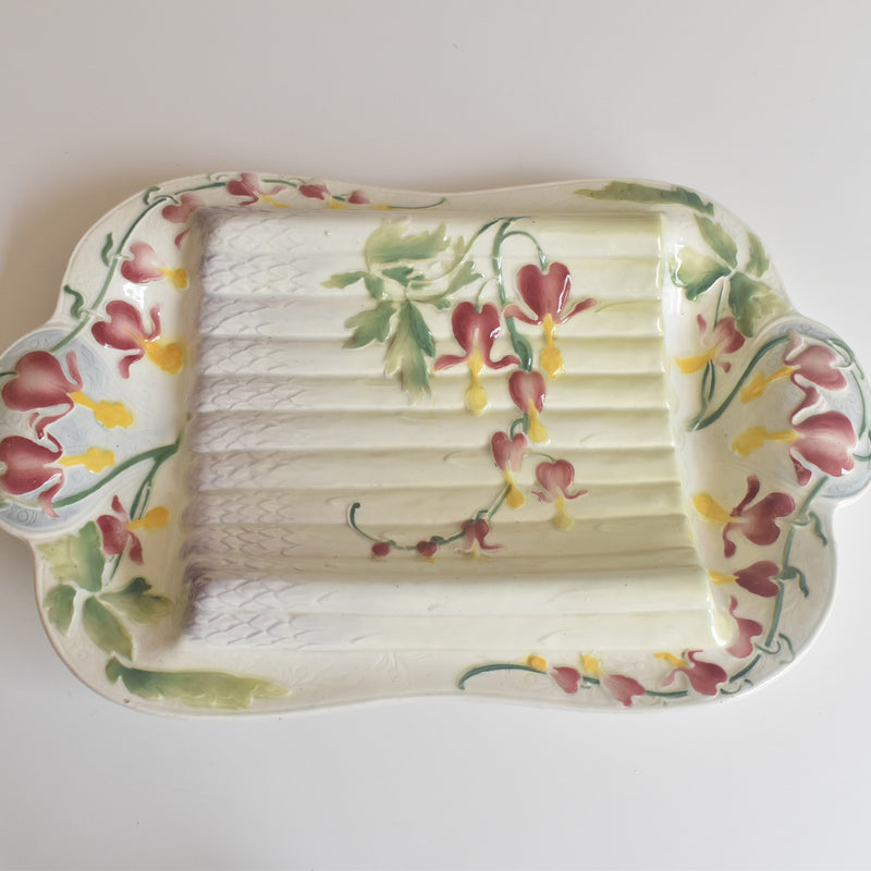 アンティークバルボティーヌ アスパラガスサービスプレート サンクレマン