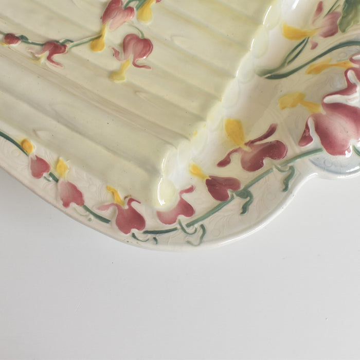 アンティークバルボティーヌ アスパラガスサービスプレート サンクレマン