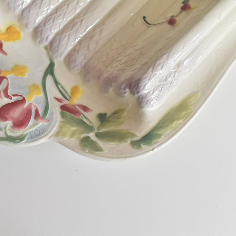 アンティークバルボティーヌ アスパラガスサービスプレート サンクレマン