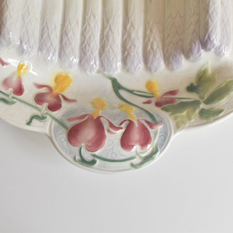 アンティークバルボティーヌ アスパラガスサービスプレート サンクレマン