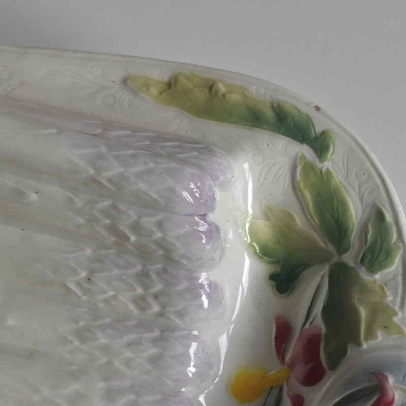 アンティークバルボティーヌ アスパラガスサービスプレート サンクレマン