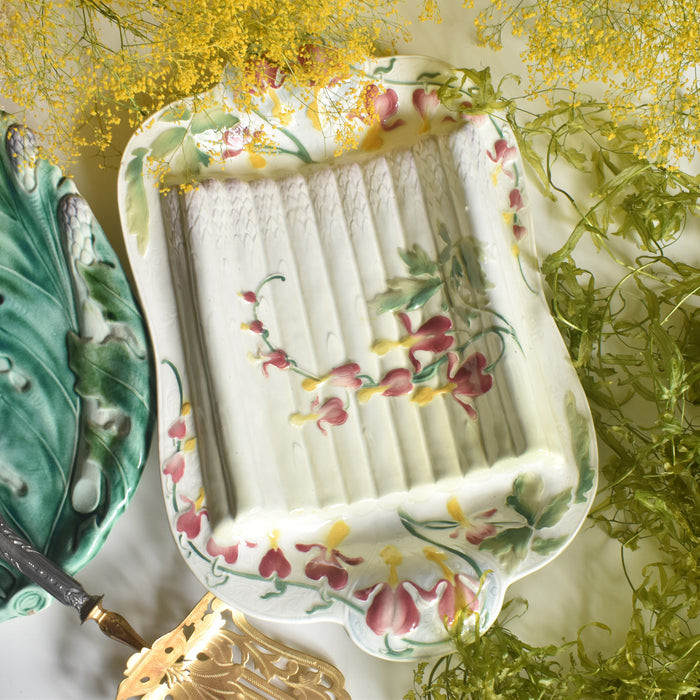 アンティークバルボティーヌ アスパラガスサービスプレート サンクレマン