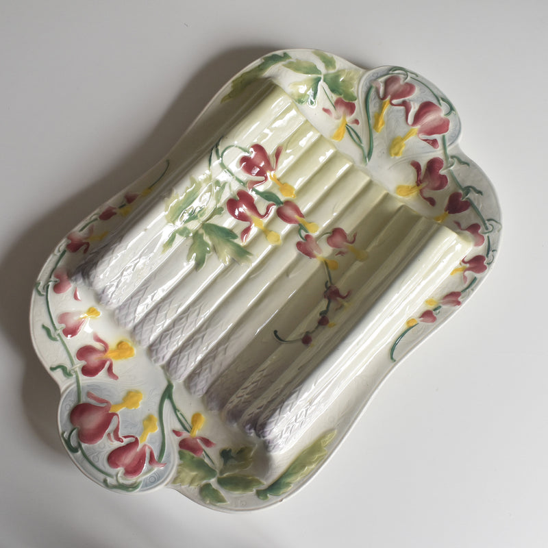 アンティークバルボティーヌ アスパラガスサービスプレート サンクレマン