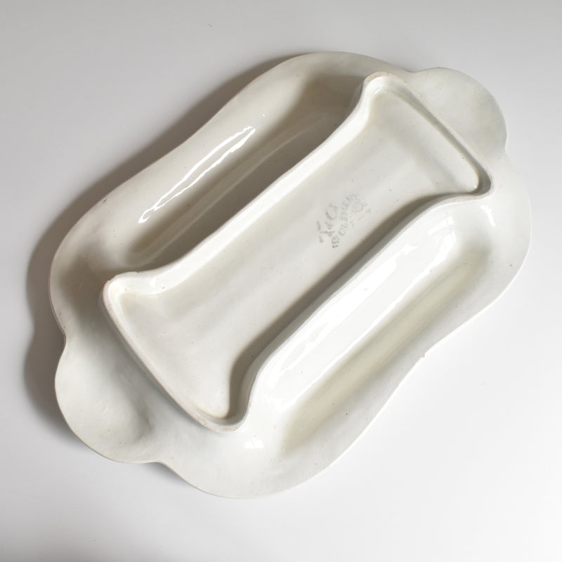 アンティークバルボティーヌ アスパラガスサービスプレート サンクレマン