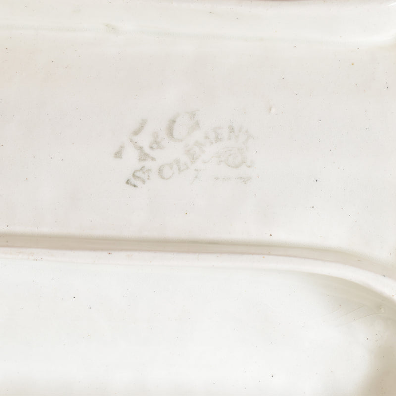 アンティークバルボティーヌ アスパラガスサービスプレート サンクレマン