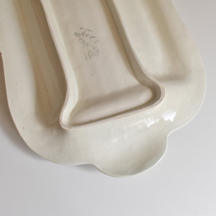 アンティークバルボティーヌ アスパラガスサービスプレート サンクレマン