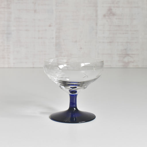 アンティークシャンパンクープ ブルーステム