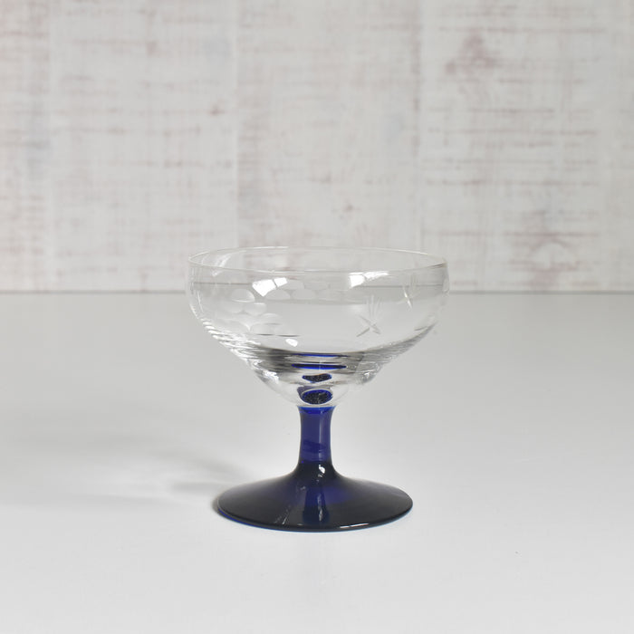 アンティークシャンパンクープ ブルーステム