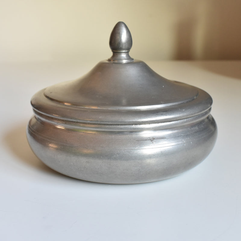 Vintage Pewter Bonbonnière