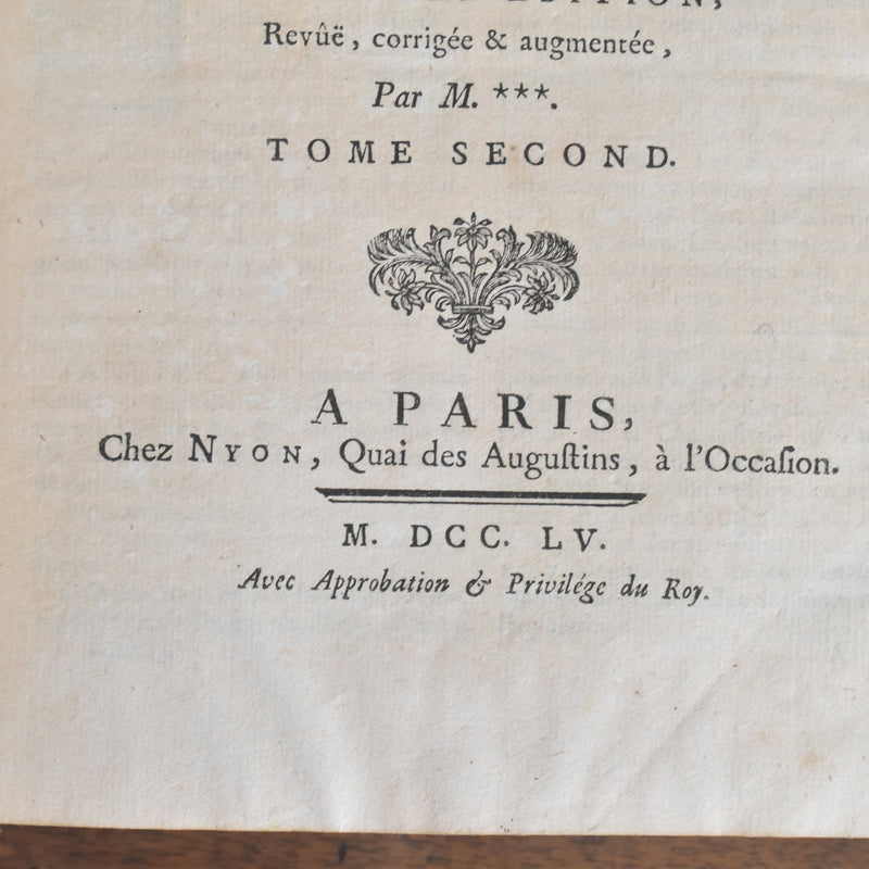 アンティーク本 Dictionnaire de Droit et de Pratique (Tome Second)