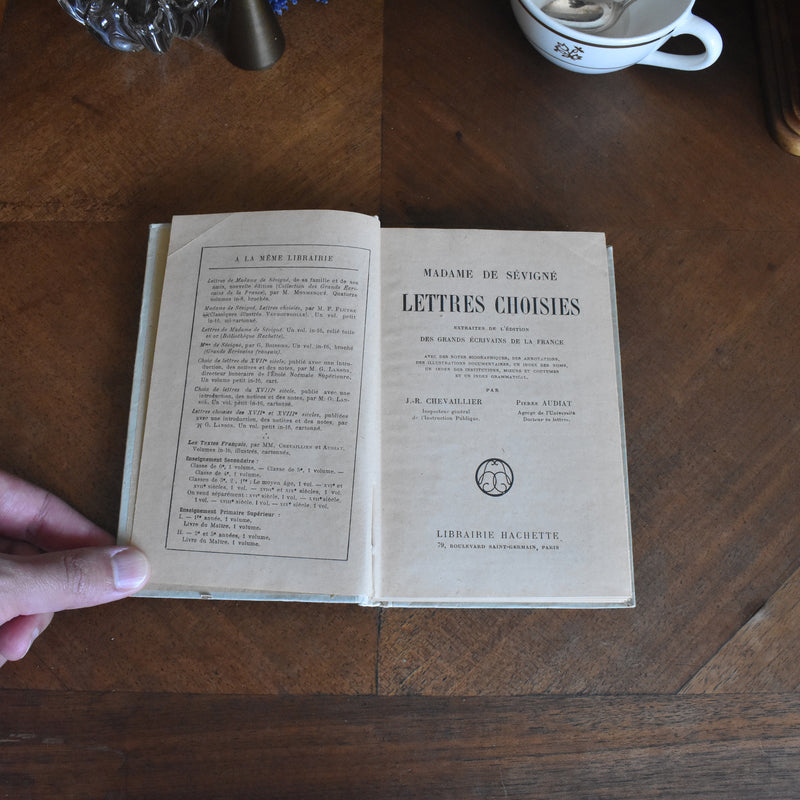 アンティーク本 Lettres choisies