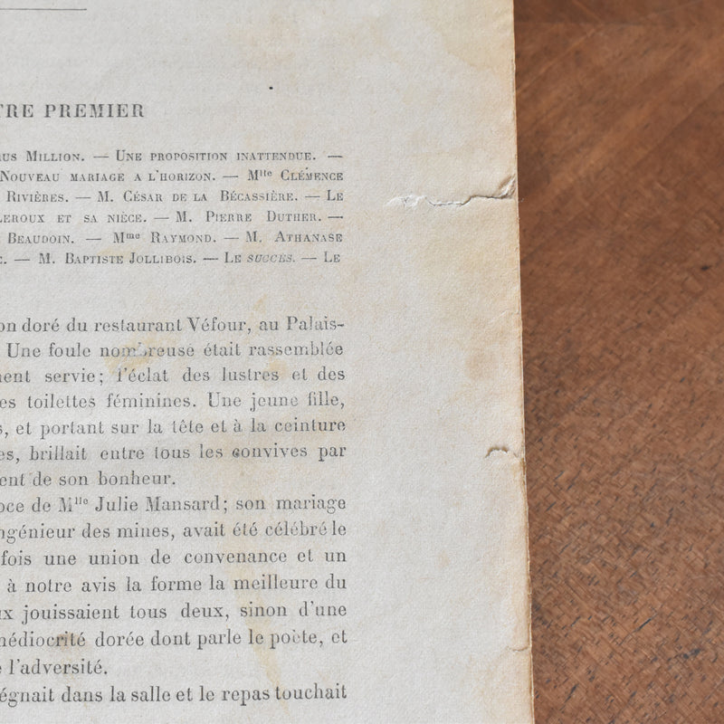 アンティーク本 Voyage et aventures d'une noce parisienne