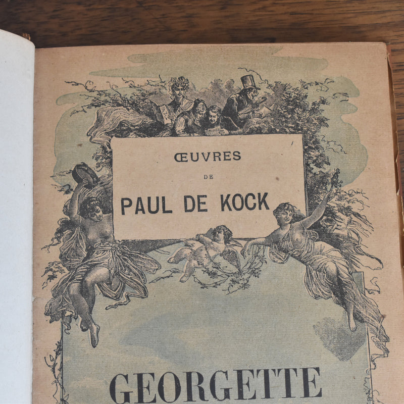 アンティーク本 Œuvres de P.DeKock Georgette