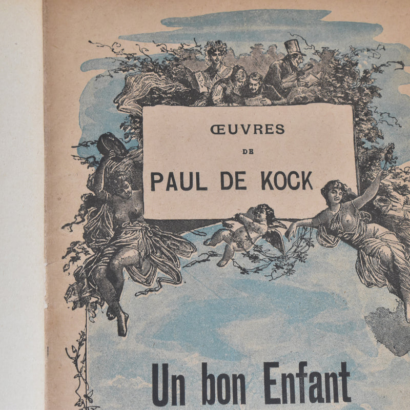 アンティーク本 Œuvres de P.DeKock Un bon enfant