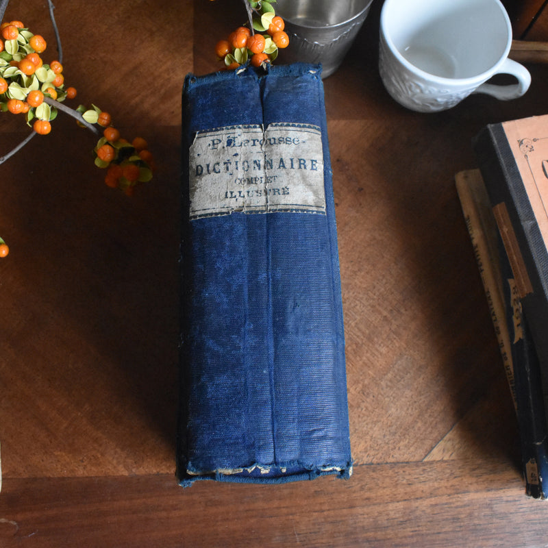 Antique Book: Pierre Larousse Dictionnaire Complet, 1890 (Dictionary)