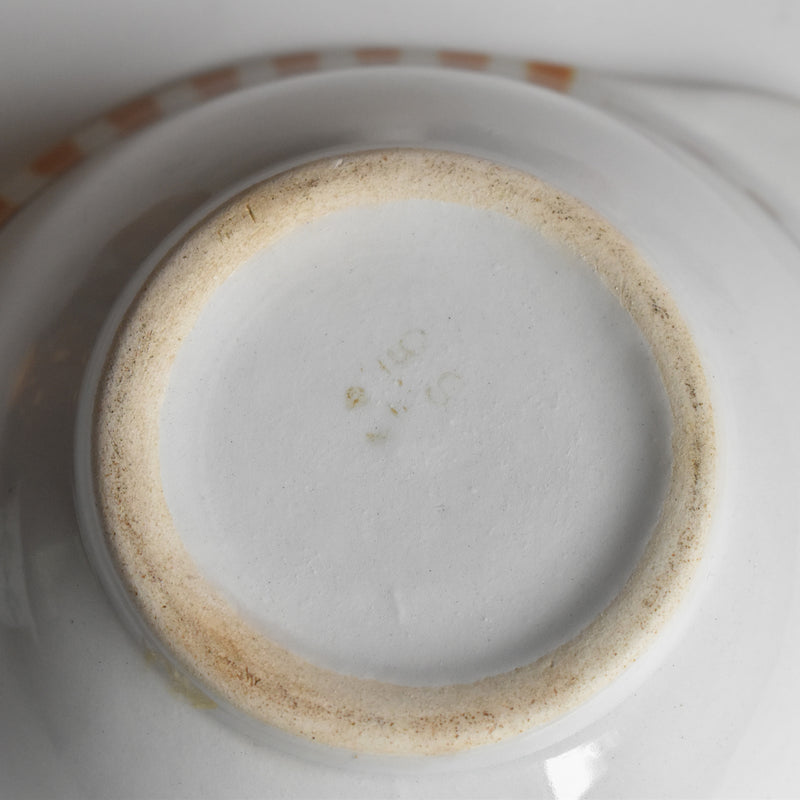 Vintage Cafe au Lait Bowl with Handle - Badonviller
