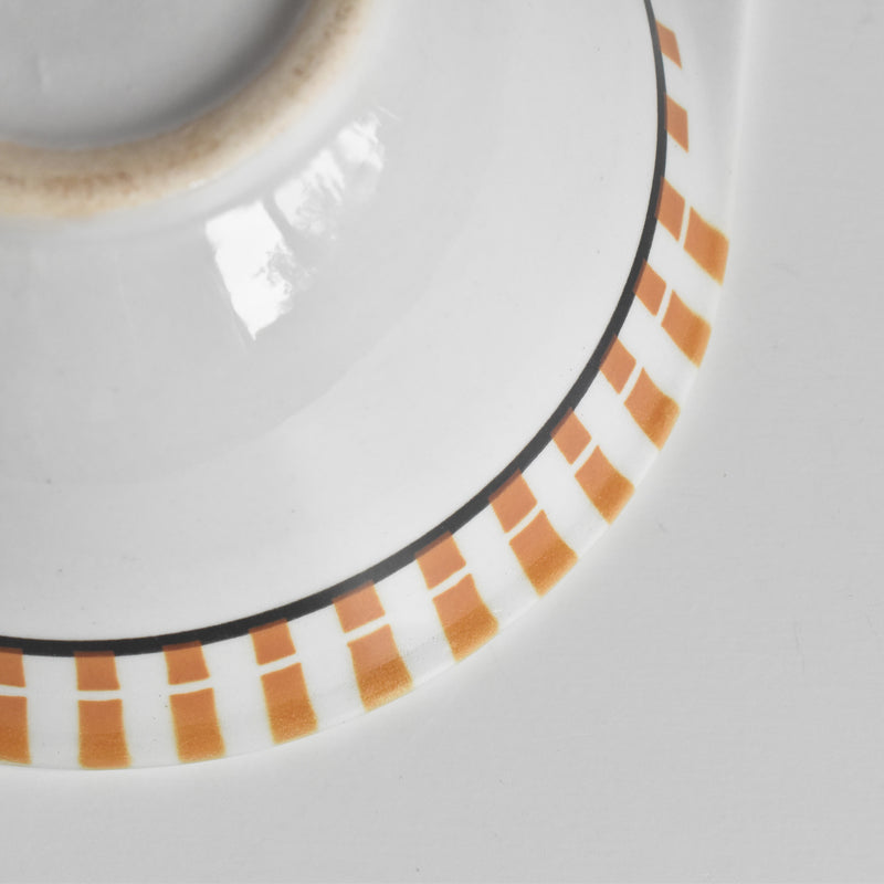 Vintage Cafe au Lait Bowl with Handle - Badonviller