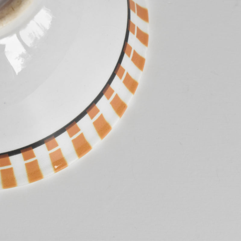 Vintage Cafe au Lait Bowl with Handle - Badonviller