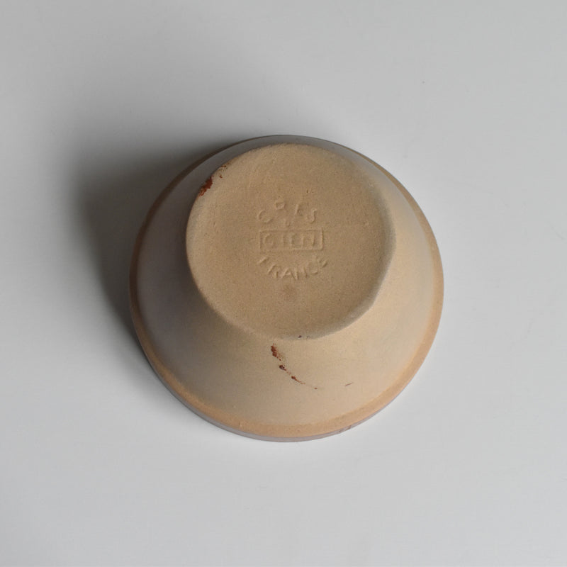 Vintage Small Bowl Gien Stoneware B