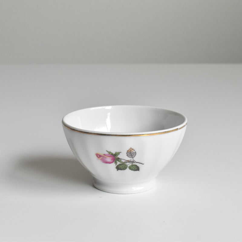 Vintage Small Bowl, Porcelain, Roses