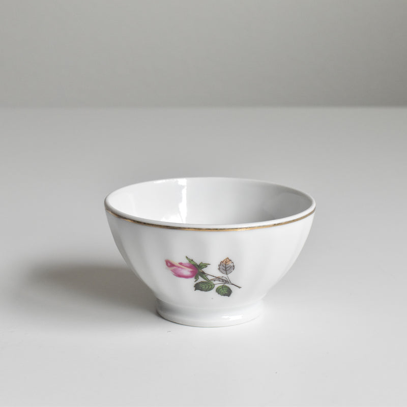 Vintage Small Bowl, Porcelain, Roses