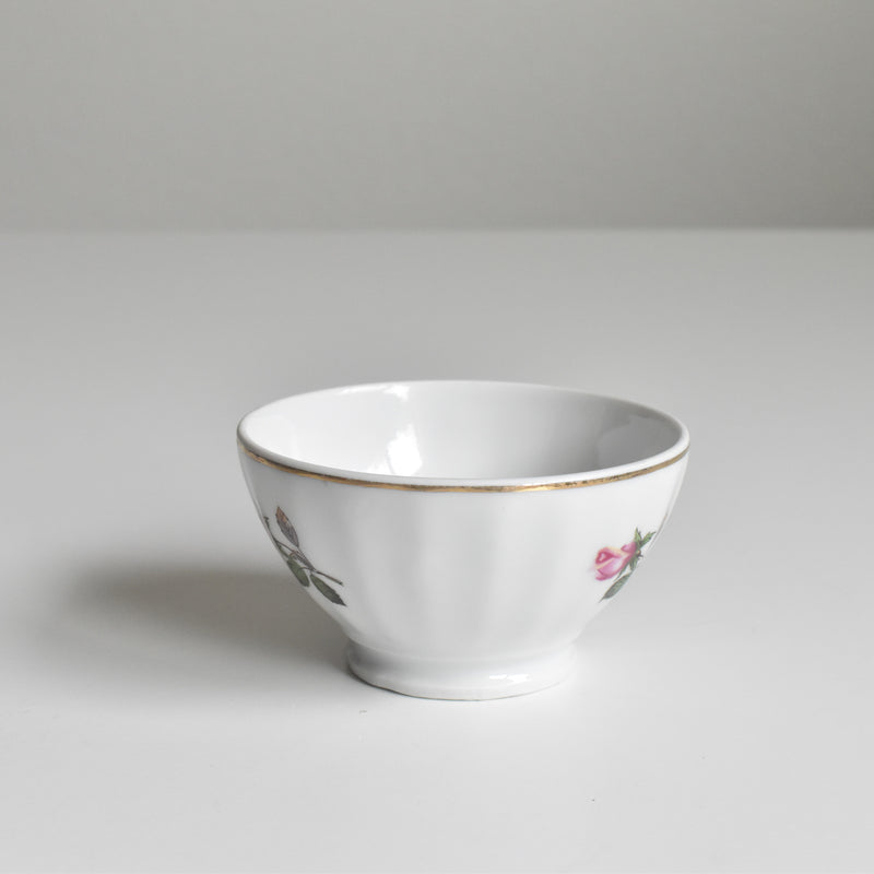 Vintage Small Bowl, Porcelain, Roses